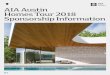 AIA Austin Homes Tour 201 8 Sponsorship Information · 2018-06-12 · including Austin HOME, LUXE, Modern Luxury Interiors, The Austin American Statesman, KVUE, KXAN, Tribeza, and
