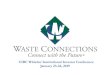 nd AnnualCIBC Whistler Institutional Investor Conference ...wasteconnections.investorroom.com/download/January...22nd AnnualCIBC Whistler Institutional Investor Conference January