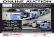 ONLINE AUCTION - The Branford Group · 2016-03-11 · (203) 488-7020 VISIT OUR WEBSITE FOR COMPLETE AUCTION DETAILS ONLINE AUCTION State of the Art CNC Machining Facility, Complete