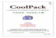 Tutorial - Version 1 · 2012-11-18 · CoolPack – a collection of simulation programs for refrigeration CoolPack Tutorial Rev. 03-06-00 Page 3 1 INTRODUCTION This tutorial gives