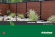 Fusion Series€¦ · Sequoia offers mixed materials fencing that pairs our patented GlideLock ... combination of our GlideLock® vinyl boards, patented technology design that locks