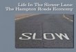 Life In The Slower Lane: The Hampton Roads Economy · 10 ˘ ˙ ˘˘˙˙˘ ˙ ˆ˙˙•˙˙ †“˘˙ ‘ ˙’š€ GRAPH 4 ANNUAL CIVILIAN EMPLOYMENT (JOBS) IN HAMPTON ROADS, 1999