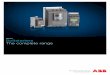 Panorama Softstarters The complete range arrancadores electrónicos... · ABB’s softstarters also come with HMI's that are easy to learn, improving the efficiency of the softstarters