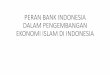 PERAN BANK INDONESIA DALAM PENGEMBANGAN EKONOMI ISLAM DI … B… · EKONOMI ISLAM DI INDONESIA. Perkembangan di Indonesia dan Dunia. Sumber: Indonesia Outlook, Sri Mulyani, 2018