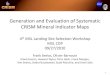 Generation and Evaluation of Systematic CRISM Mineral Indicator …crism.jhuapl.edu/.../docs/CRISM_MSL_CDP_workshop_4_100927.pdf · 1 Generation and Evaluation of Systematic CRISM