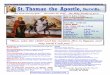 St. Thomas the Apostle, Fortville.stthomasfortville.com/wp-content/uploads/2019/12/... · 2019-12-20 · St. Thomas the Apostle, Staff Deacon Tony Lewis 317-777-1430 aelewis73@gmail.com