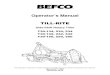 T30-X34, X42, X50 - BEFCObefco.com/images/PDFs/PartsOwnersManuals/BEFCO T30... · BEFCO ® Operator’s Manual TILL-RITE Side-Shift Rotary Tiller T30-134, 234, 534 T30-142, 242, 542
