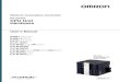 CPU Unit Hardware - Omron · NJ-series CPU Unit Hardware User’s Manual (W500) Introduction Thank you for purchasing an NJ-series CPU Unit. This manual contains information that