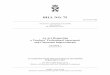 BILL NO. 75 · 2017-03-17 · BILL NO. 75 Government Bill ... The Commission shall issue a final report to the parties within one year after the appointment of the members of the