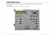 MJ-5(TM) Voltage Regulator Control Panel · 10/30/2019  · The MJ-5(TM) is a next generation Voltage Regulator Control Panel, which is a member of the Siemens Accu/Stat® series