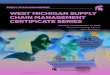 WEST MICHIGAN SUPPLY CHAIN MANAGEMENT CERTIFICATE … · Inventory management techniques, setting inventory parameters Tactical information interchange Inventory cost and service