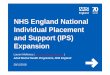 NHS England National Individual Placement and Support (IPS ... Melleney.pdfSome variation in how waiting lists were calculated e.g. awaiting assessment or assessed and awaiting a case