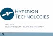 HYPERION TECHNOLOGIES - KIVI · Hyperion’s payload processor The payload processor allows for high performance ﬂexible computing with a small footprint CP400.85: currently available