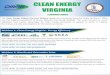 CLEAN ENERGY VIRGINIA€¦ · CLEAN ENERGY VIRGINIA A WEBINAR SERIES You are invited to participate in the Clean Energy Virginia Five-Part Webinar Series hosted by Governor Ralph