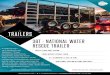 3BT - NATIONAL WATER RESCUE TRAILER - Deployed Logix · 3BT-National Boat Trailer (P/N# DLX3BTNAT) Trailer Structure: All-aluminum built frame and body with 7.5 in aluminum I-beam