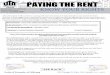 PAYING THE RENT · 2019-11-15 · PAYING THE RENT KNOW YOUR RIGHTS United Tenants of Albany 255 Orange St. Suite 104, Albany, NY 12210 255 ORANGE ST. SUITE 104 ALBANY NY 12210 PHONE: