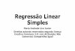 Regressão Linear Simples - Mario A. Lira Juniorlira.pro.br/.../wp-content/uploads/2017/11/regressao-linear-simples.pdf · Interpretação de regressão linear simples - SAS 06/11/2017