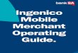 Ingenico Mobile Merchant Operating Guide. · MOBILE EFTPOS MERCHANT OPERATING GUIDE. GETTING STARTED. 2.0 Gett InG started. 2.1 i7910 e FtPOs. The i7910 Mobile EFTPOS terminal is