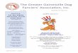 The Greater Gainesville Dog Fanciers Association, Inc.GGDFA Newsletter — July 2019 The Greater Gainesville Dog Fanciers’ Association, Inc. July 2019 Newsletter for Dog Lovers G.G.D.F.A
