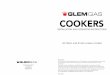 COOKERS - Emilia Appliances · DO NOT ATTEMPT REPAIRS YOURSELF. Glem Gas Australasia Pty. Ltd. does not accept any responsibility for any damage coming from inappropriate, incorrect