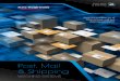 Post, Mail & Shipping - A leading global provider of ... · top shroud for easy movement over the scale, making ... support for all of our weighing equipment. Avery Weigh-Tronix is