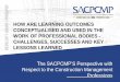 HOW ARE LEARNING OUTCOMES CONCEPTUALISED AND USED …saqa.org.za/docs/pres/2019/George Mbuthia_SACPCMP... · 2020-03-31 · • Learning outcomes - statements expressed in the design