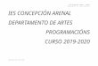 IES Concepción Arenal€¦ · Web view2019/11/19  · Explica verbalmente ou por escrito os exemplos máis comúns de lugares xeométricos (mediatriz, bisectriz, circunferencia,