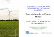 Commune Parc éolien de la Plaine de Minée€¦ · Tableau 1 : Référence administrative de la société SAS « Parc éolien de la Plaine de la Minée » (source : WKN France, 2017)