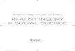 Brian D. Haig • Colin W. Evers REALIST INQUIRY in SOCIAL ... · institutional realism, these authors extend realism’s customary focus beyond the internal, cognitive dimension