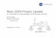 Mars 2020 Project Update - National Academiessites.nationalacademies.org/cs/groups/ssbsite/documents/...Mars 2020 Project Jet Propulsion Laboratory Mars 2020 Summary California Institute