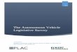 The Autonomous Vehicle Legislative Survey...2018/11/01  · This legislative survey is an evolving product of the law firm of Eckert, Seamans, Cherin, & Mellott and is maintained on