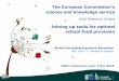 Joint Research Centre - EGEA Conférence 2018...Joining up tools for optimal school food provision Stefan Storcksdieck genannt Bonsmann JRC Unit F.1 - Health in Society EGEA conference,