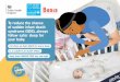 Safer sleep for babies, Support for families - To reduce the chance … · 2019-03-03 · Put them on their BACK for every sleep In a CLEAR FLAT SLEEP SPACE Keep them SMOKE FREE day
