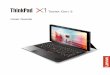 ThinkPad X1 Tablet Gen 3 User GuideThinkPad X1 Tablet Gen 3 Thin Keyboard . . . . . 25 ... and review the information included in this document carefully. By carefully following the