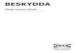 BESKYDDA - IKEA® · Visibility vest. EN 1150:1999. Fluorescent yellow background and retro reflective tape. These garments bear CE marking to demonstrate compliance with EC Directive
