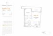 UNIT A2 - Circ Residences · UNIT A2 1 BED / 1 BATH sf RESIDENCE 765 BALCONY 62 - 158 TOTAL 832 - 923 *Balcony sizes may vary based on unit location. Created Date: 3/19/2018 5:47:56