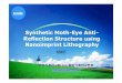 Synthetic Moth-Eye Anti- Reflection Structure using Nanoimprint … · 2009-06-08 · Fresenel reflection theory nf = nsub×nair The final effective refractive index for zero reflection