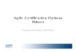 Agile Certification Options Primer€¦ · Agile Core Values Individuals and interactions over processes and tools Working software over comprehensive documentation Customer collaborationover