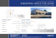 Lease Brochure (L) - LoopNet€¦ · INDUSTRIAL SPACE FOR LEASE AN INDUSTRIAL LEASE OPPORTUNITY PRESENTED BY: ERIC C. FLESKE, CCIM Equity Commercial Realty II, LLC. eric@fleskeholding.com