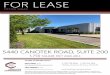 FOR LEASE - FacilitiesCommercial · accuracy and being subject to errors, omissions, conditions, prior sale or lease, withdrawal or other changes without notice and same should not