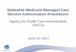 Statewide Medicaid Managed Care Service Authorization ... · dentist, as appropriate, or other professional as approved by the Agency. 14. Clinical-Decision Making (cont.) ... template