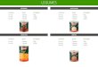 LEGUMES - Grupo IANLEGUMES RED BEANS Container Brand Net Weight Can 1kg Taboada 530g Can 3kg Taboada 1.600g Can 5kg Taboada 2.505g CHICK PEAS Container Brand Net Weight