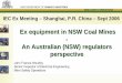 Ex equipment in NSW Coal Mines An Australian (NSW ... · Ω8/1/1979 - West Wallsend Ω24/7/1979 – Appin Ω28/6/1995 - Endeavour Ω12/12/1997 - Munmorah. NSW DEPARTMENT OF PRIMARY