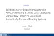 Building Smarter Books in Browsers with RDFa, Schema.org ...jason/talks/niso2015-semantic-readin… · Building Smarter Books in Browsers with RDFa, Schema.org, & Linked Data: Leveraging