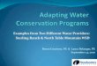 Examples from Two Different Water Providers: Sterling ... · utilities prioritize program areas. Utilities will still need to ... Water conservation training for non-conservation