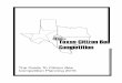 Texas Citizen Bee Competition · Texas Citizen Bee 6 SECTION 1. CITIZEN BEE OVERVIEW Program Description The Texas Citizen Bee is a citizenship academic competition for ninth-through