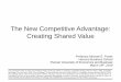 The New Competitive Advantage: Creating Shared Value€¦ · This presentation draws on ideas from Professor Porter’sbooks and articles, in particular, Competitive Strategy (The