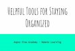 Helpful Tools for Staying Organized - Aspen View Academy · Also shows invitations to video meetings with teachers. ... Decline Spanish 7th Grade All Sections 44 students Due Wednesday