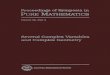 Several Complex Variables and Complex Geometry · Applications of Affine Geometry to Geometric Function Theory in Several Complex Variables Part I. Convergent Rescalings and Intrinsic