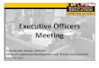 Executive Officers Meeting 5.18...Executive Officers Meeting Tiara Booker-Dwyer, Director ... 98% of teachers and principals rated highly effective or effective. ... student learning